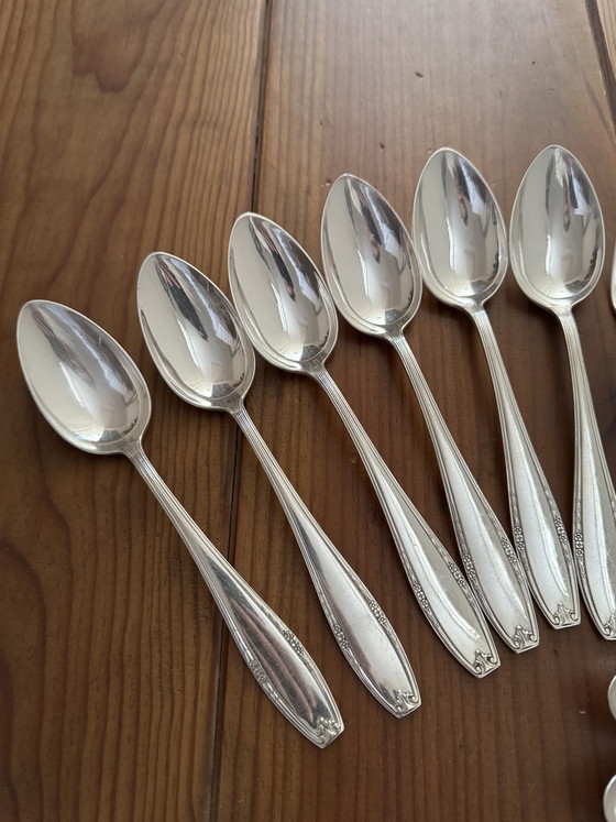 Image 1 of Cubiertos bañados en plata, 32 piezas, Solingen y Wellner Silber