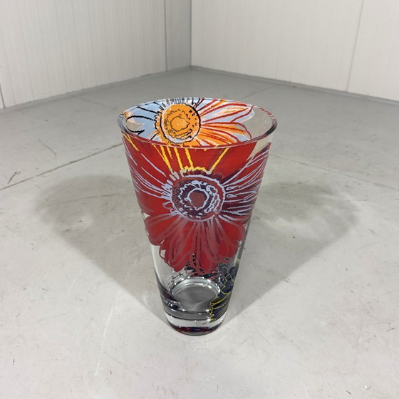 Image 1 of Jarrón de cristal de Andy Warhol para Rosenthal, Alemania, década de 1980