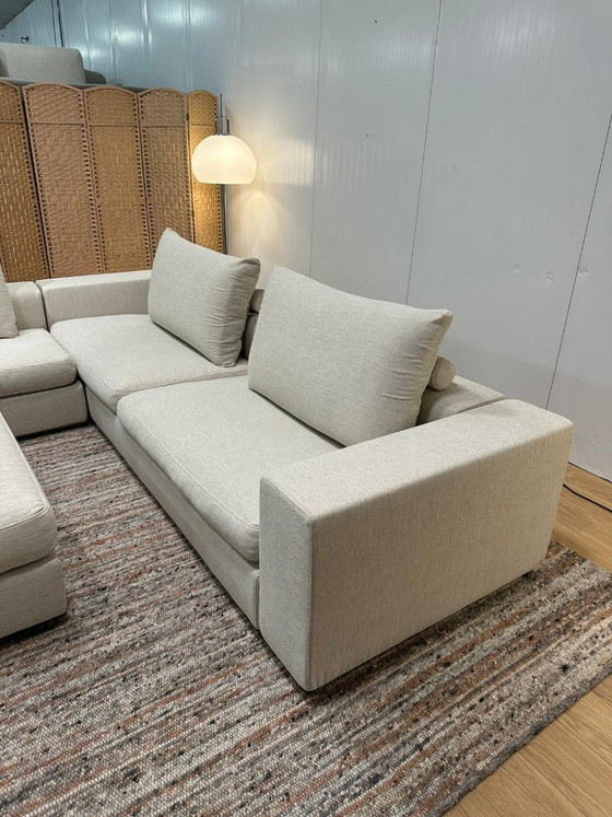 Image 1 of Flexform Groundpiece Ecksofa + Hocker