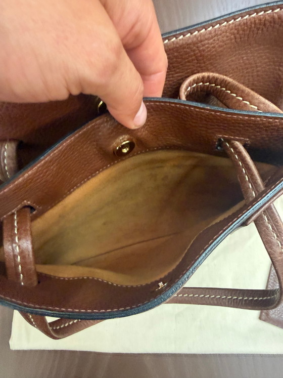 Cuir cognac Delvaux Nuage Marron – Sacs a bandouliere, Calfskin (photo 6 of 6)