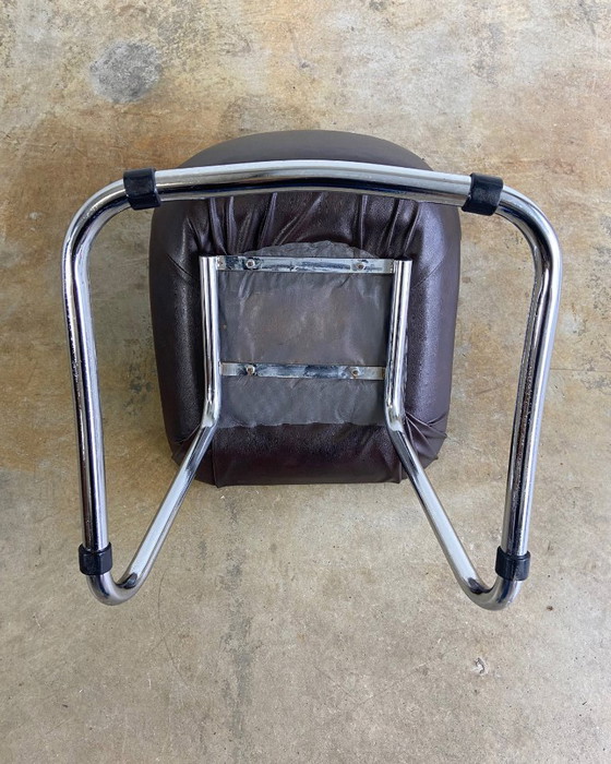 Image 1 of Sedia vintage con struttura tubolare, design anni '70
