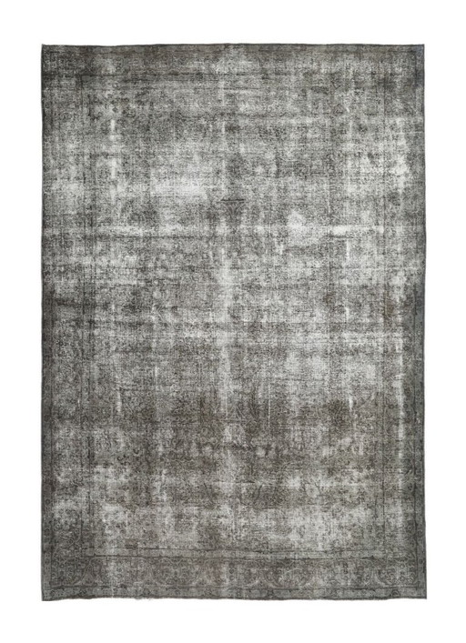 Hand-knotted vintage art rug 440x297