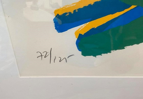 Image 1 of Jan Cremer - serigrafia incorniciata "PAYSAGE TOSCANE II"