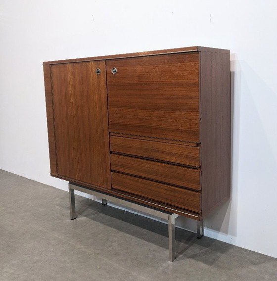 Image 1 of Vintage teakhouten dressoir uit de jaren 60