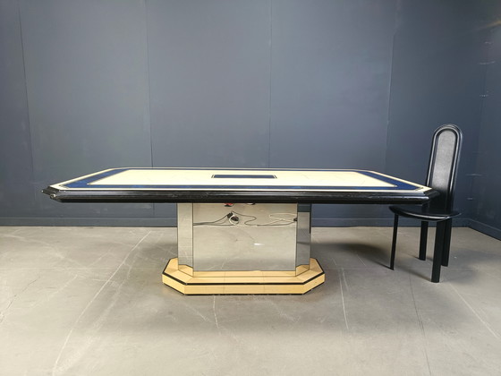 Image 1 of Tavolo da pranzo laccato vintage, anni &#39;70