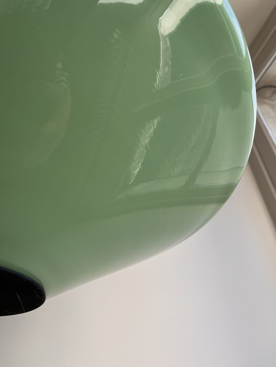 Image 1 of Paar Pendelleuchten aus Opalin Art Deco 1940