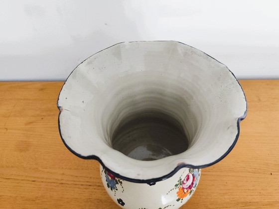 Antique Vase Made in Italy Polychrome Decoration – Ceramic (photo 3 of 10)