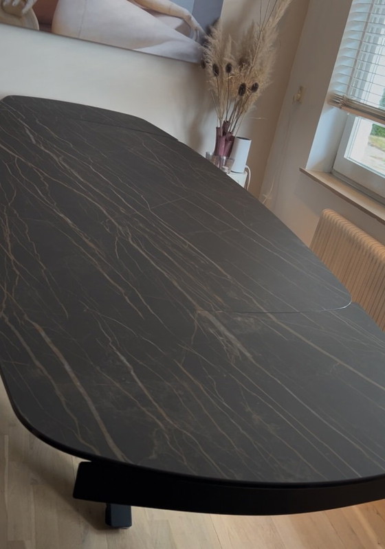 Extendable Dining Table with Ceramic Top – XOOON, Glass (photo 15 of 16)