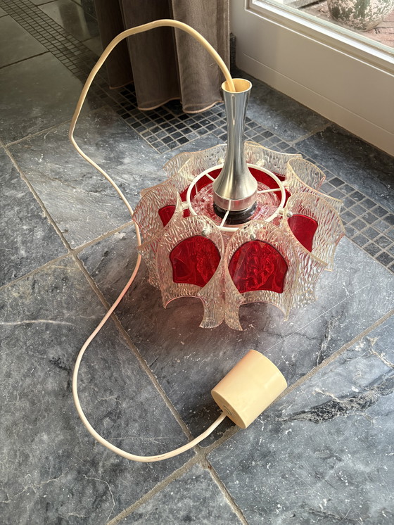 Image 1 of Lampada a sospensione vintage Marbach anni '60 (rossa, era spaziale)