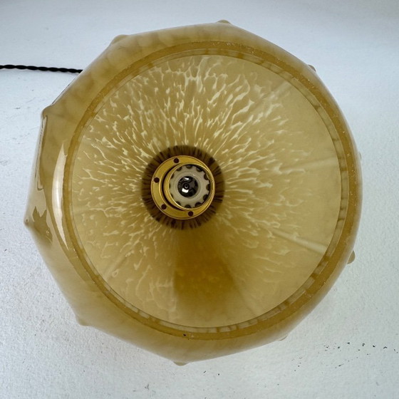 Image 1 of LOT 3 ANCIENNES SUSPENSIONS AMBREES VINTAGES