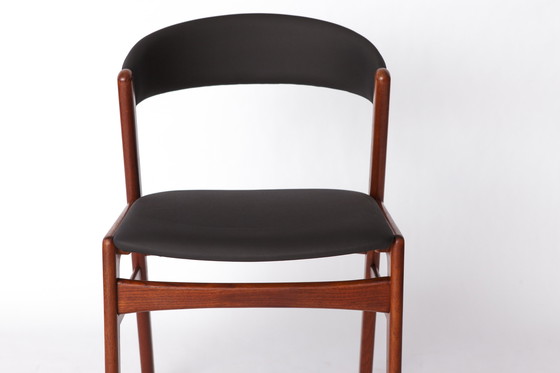 Image 1 of Vintage DUX 'Ribbon Back' Dining Chair | 1960s Swedish Design | Teak & Skai Upholstery | Mid-Century Modern