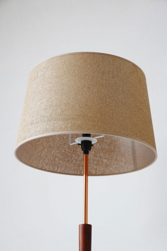 Image 1 of Vintage Teak Floor Lamp from the 1960s - Renovated & Chic Design