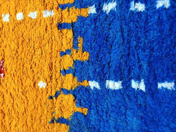 Image 1 of Marokkanischer Teppich aus Naturleinen, 250 x 200 cm