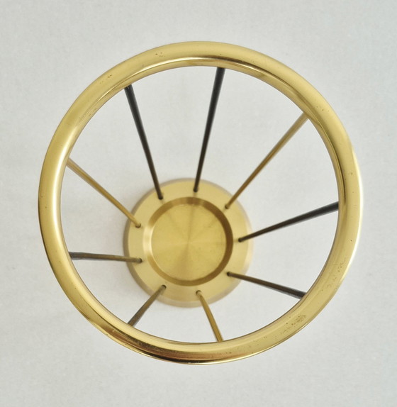 Portaombrelli, oro e nero, stile vintage moderno di metà secolo – Metal (photo 3 of 7)