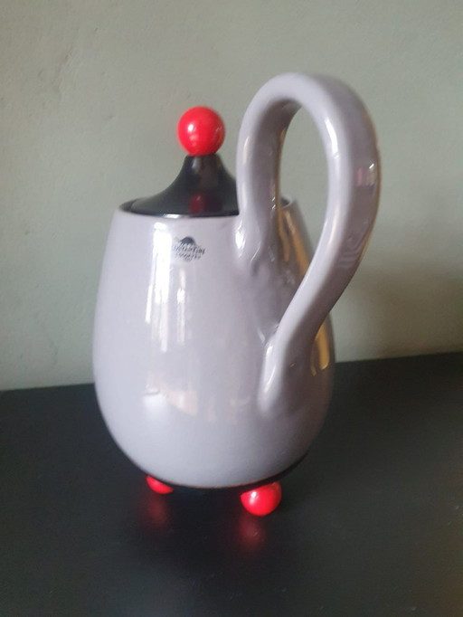 Vintage teapot by Pietro D'Amato - Memphis style