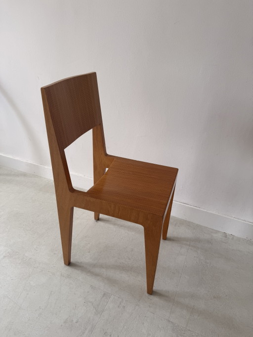 3 chaises en bois TOM – eetkamerstoelen, Wood