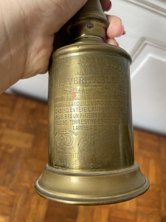 Image 1 of Kleine messing olielamp
