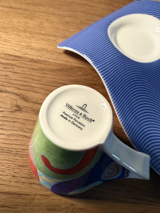 Image 1 of Tazas y platillos para espresso Villeroy & Boch NewWave Caffé Manaus – Edición limitada