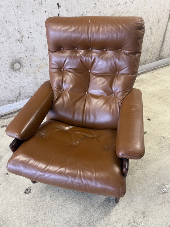 Image 1 of Set/2 Sillones Coja Culemborg Coñac Años 70