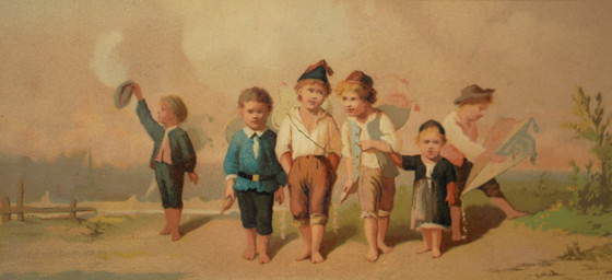 Image 1 of Pair of 19th-century chromolithographs