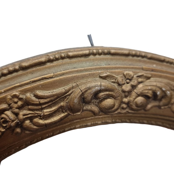 Image 1 of Vintage Oval Mirror