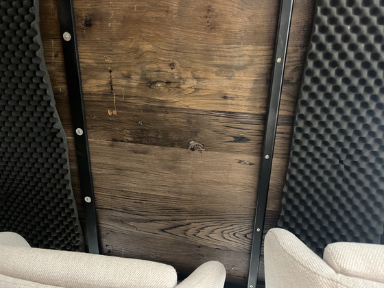 Image 1 of Industrieller Eichentisch von DT69 268x76x100