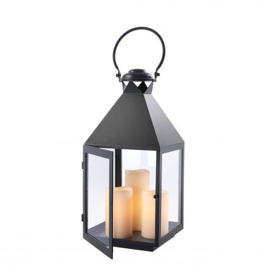 Neue Tischlampe Eichholtz Vanini, Dekorative Objekte, Metall, Glas, Schwarz (Foto 2 von 5)