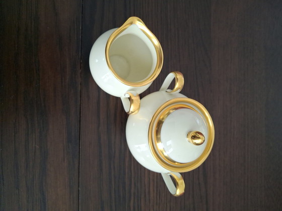 Image 1 of 6-piece mocha dinnerware set