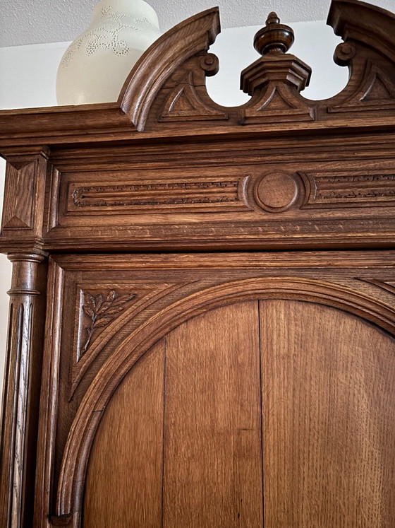 Armoire Art Nouveau/Jugendstil antique – antiek, Armoires de rangement, Bois (photo 7 of 8)