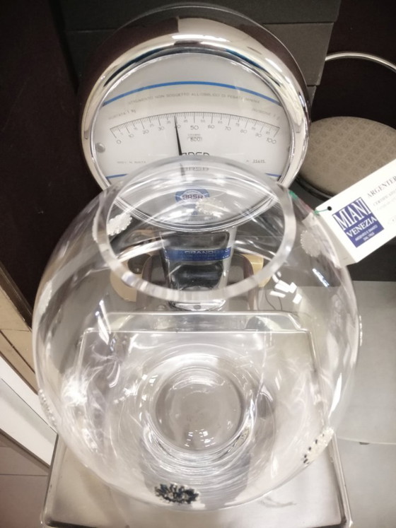 Image 1 of Glass Vase with 925 Silver Flowers