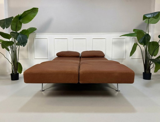 Brühl Moule Kleine Sofa Leer Bruin Cognac