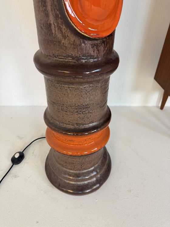 Image 1 of Vintage XL keramieken vloerlamp, Kaiser Leuchten ‘60