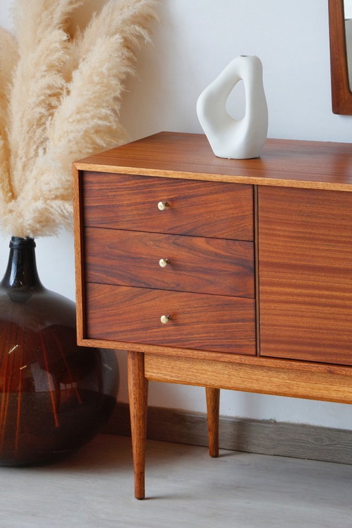 Aparador Uniflex de caoba y palisandro (1960) - Muebles vintage