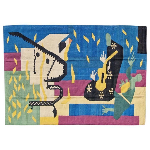 Henri Matisse La tristeza del rey Tapiz tejido a mano | Lana | 269 × 191 cm (106 × 75 pulgadas) – vloerkleden en tapijten