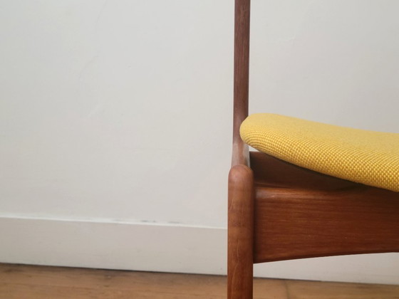 Set aus 6 Erik Buch Esszimmerstühlen Modell 49 und Modell 50 aus Teakholz – Gold (photo 11 of 15)