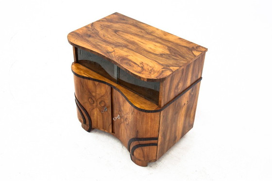 Image 1 of Art Deco glass chest of drawers, Poland, 1950s.