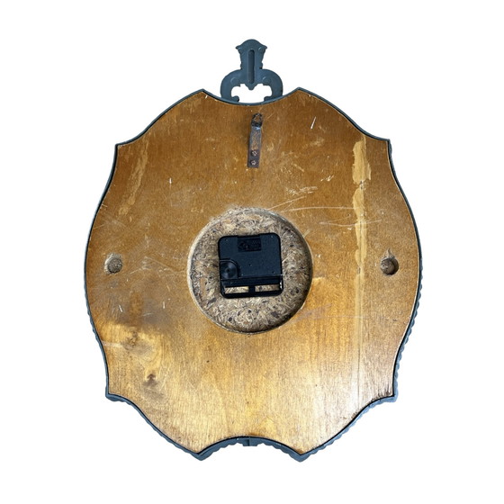 Image 1 of Russian retro wall clock, Jantar USSR, 1970s.