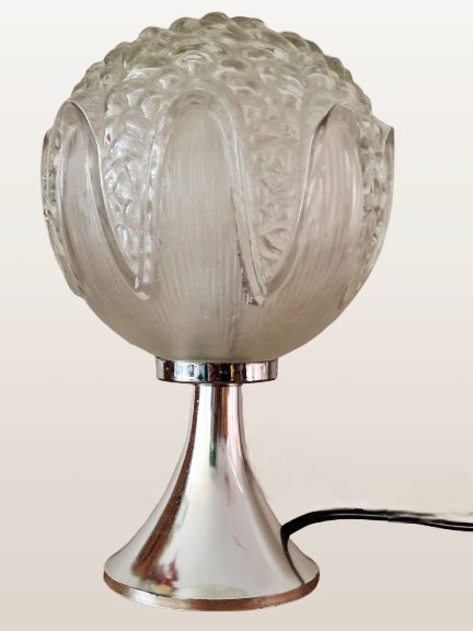 Lampe de table Richard Essig Space Age – tafellampen, Glass, Metal