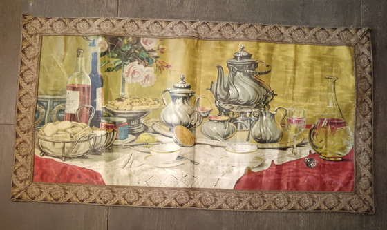 Image 1 of Arazzo Da Parete antico degli anni '40 - vintage 