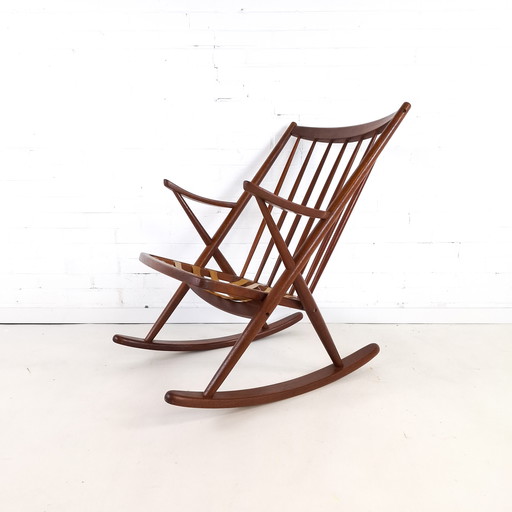 Vintage rocking chair Frank Reenskaug Bramin