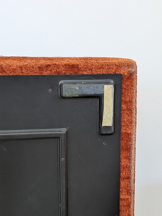 Image 1 of Tavolino da caffè con poggiapiedi coordinato - design italiano vintage