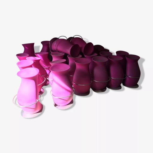 Set di 24 sgabelli di design moderno Memphis del 1980