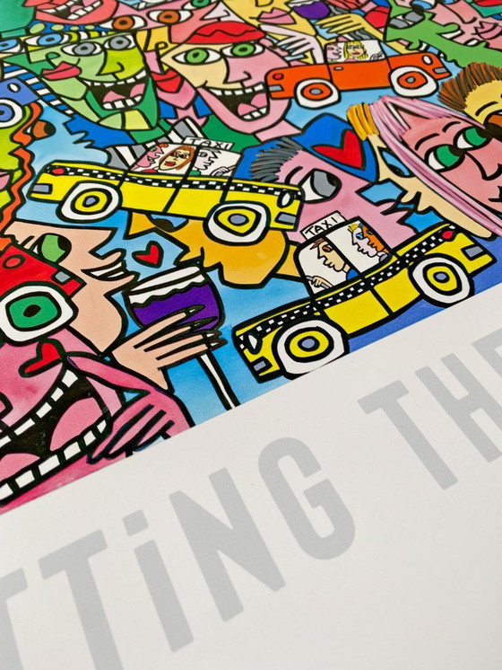 Image 1 of James Rizzi „Das Beste aus dem Leben machen“ – Poster 70 x 100 cm