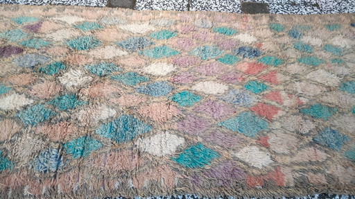 Handgeknoopt Berber kleed wol 310x130cm