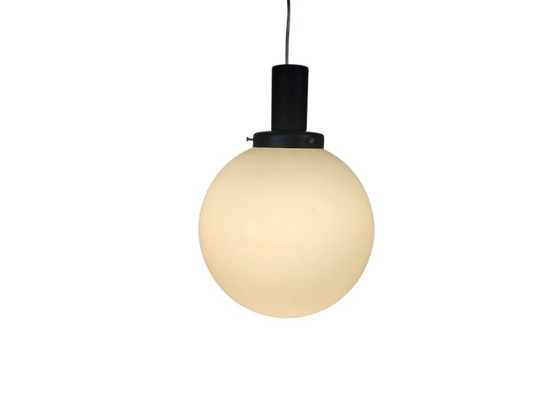 Image 1 of Dijkstra - Fokke Dijkstra - pendant lamp - metal - glass - 3rd half of the 20th century