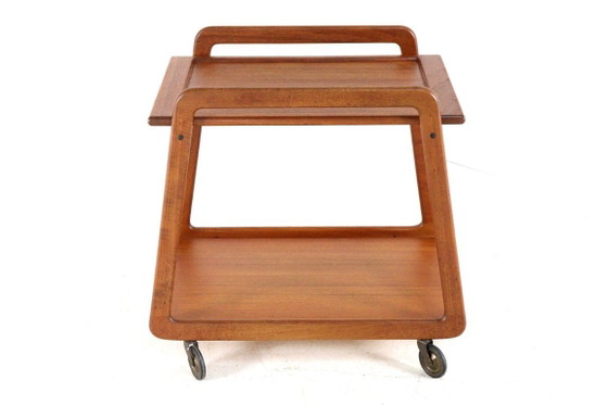 Image 1 of Sika mobler trolley 'Knebel' met omkeerbaar 'dien'blad vintage Deens