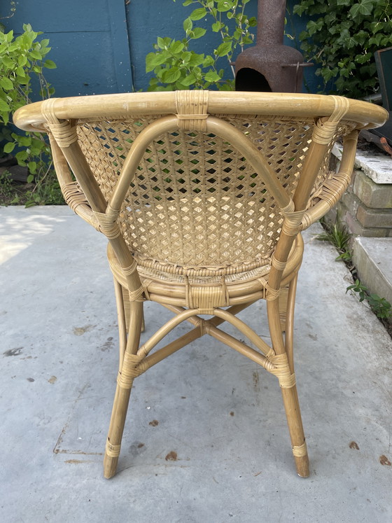 Image 1 of Vintage webbing chair - Boho style