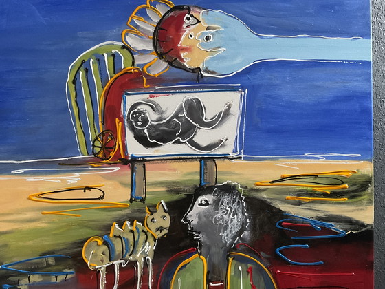 Image 1 of Painting for sale Cobra style