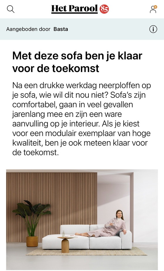 Image 1 of Marcel Wanders Cubi sofa set with lounge chaise