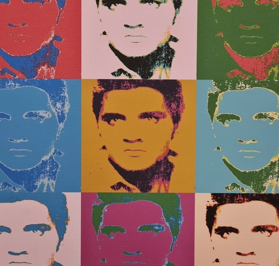 Image 1 of After Andy Warhol, Elvis Presley, 1980s, Lithograph